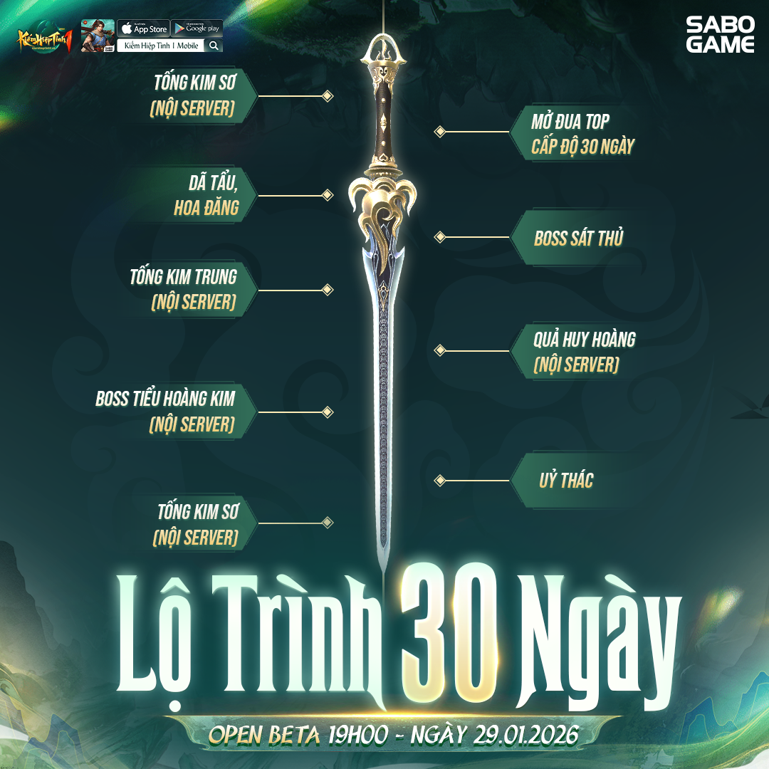 Lộ trình 30 ngày server mới